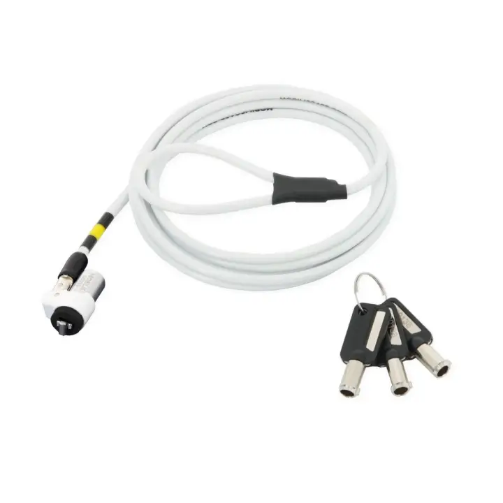 001326 cable antirrobo Blanco 1,8 m