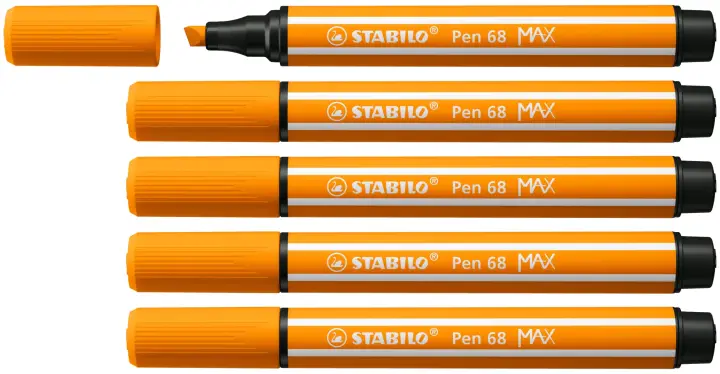 Pen 68 MAX rotulador Naranja 5 pieza(s)
