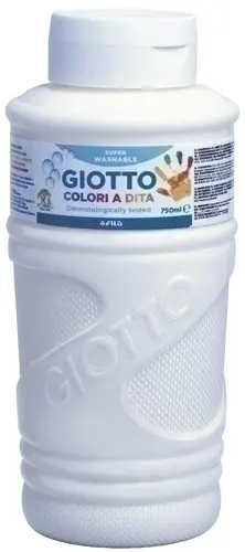 PINTURA DEDOS GIOTTO 750 ml BLANCO