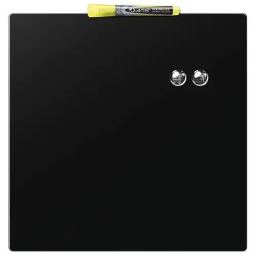 Pizarra hogar magnética 360x360mm negra - Imagen 1