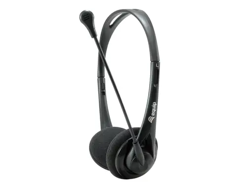 Chat Headset Auriculares Alámbrico Diadema Llamadas/Música Negro - Imagen 1