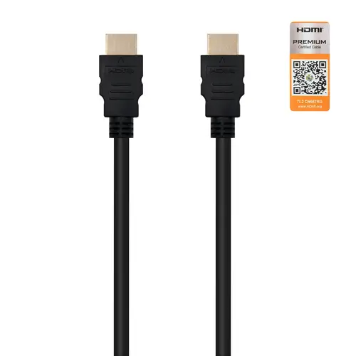 HDMI V2.0, 1m cable HDMI HDMI tipo A (Estándar) Negro - Imagen 2