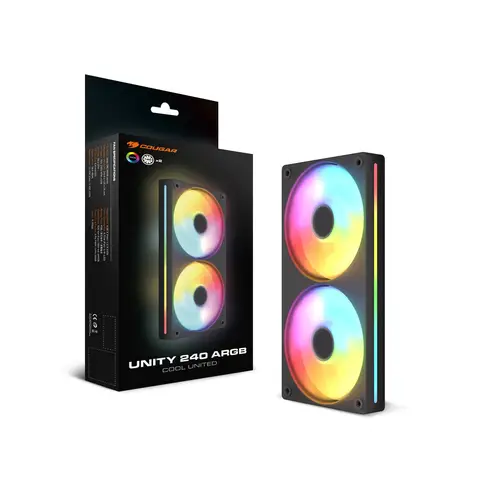 Cougar Ventilador UNITY240-FB Argb 12cm Black - Imagen 7