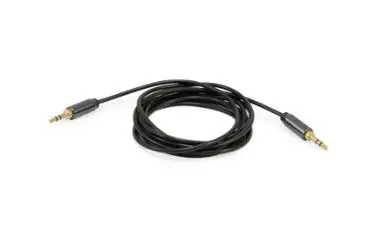 147083 cable de audio 2,5 m 3,5mm Negro
