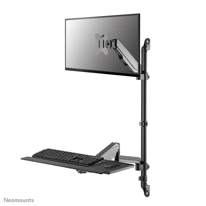 WL90-325BL1 Soporte de pared para puesto de trabajo de pie/sentado 17-32" - resorte de gas