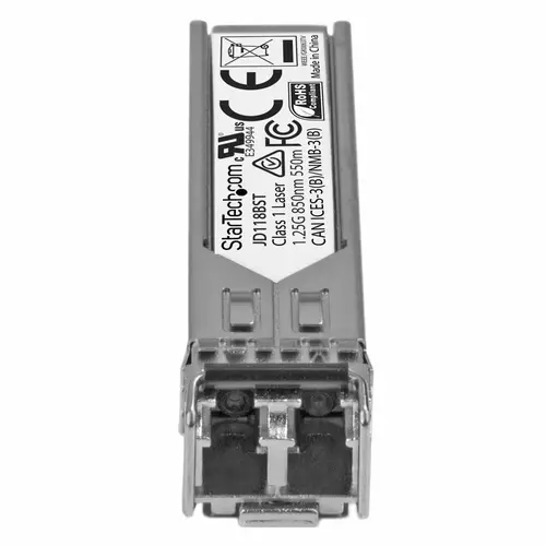 Módulo Transceptor SFP Compatible con HPE JD118B - 1000BASE-SX - Fibra Óptica Multimodo de 1GbE - SFP Ethernet Gigabit 1Gb - LC - 550m - 850nm - HPE 5900, 12500, 5500 DDM - Imagen 2