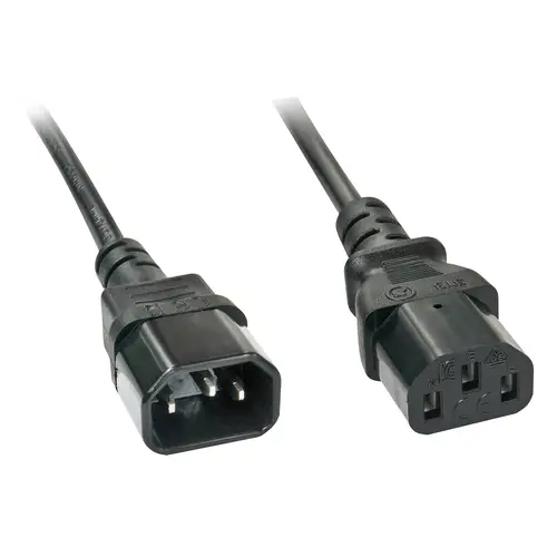 30332 cable de transmisión Negro 3 m C13 acoplador C14 acoplador - Imagen 1
