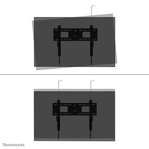 WL30-750BL16 Soporte de pared robusto 42-86" - fijo - bloqueable - instalación rápida - TÜV - Imagen 12