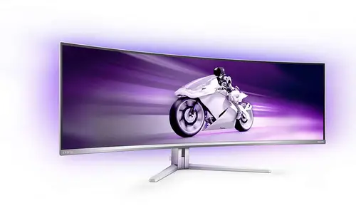 Evnia 8000 49M2C8900L/00 pantalla para PC 124,2 cm (48.9") 5120 x 1440 Pixeles Dual QHD QD-OLED Blanco - Imagen 3