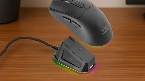 MM-T3 ratón Juego mano derecha RF Wireless + Bluetooth + USB Type-A Óptico 14400 DPI - Imagen 4