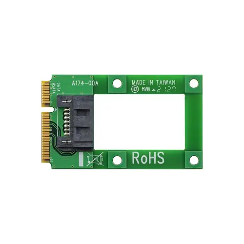 Adaptador mSATA a SATA para Disco Duro o SSD - Tarjeta Conversora Mini SATA a SATA - Imagen 5