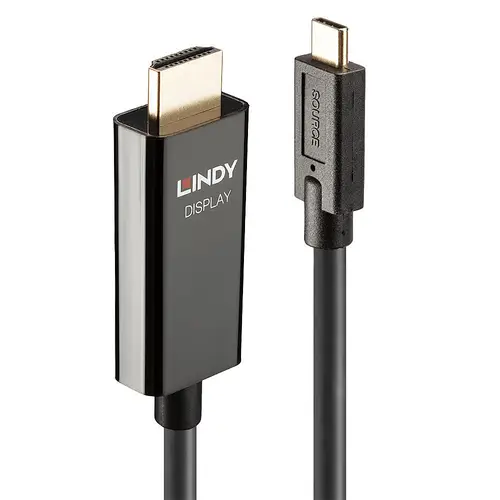 43315 adaptador de cable de vídeo 5 m USB Tipo C HDMI tipo A (Estándar) Negro - Imagen 1