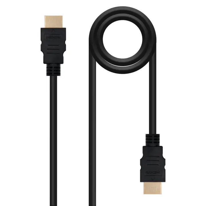 Cable HDMI V1.4 Alta Velocidad / HEC), A/M-A/M, Negro, 1 m
