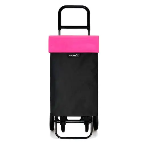 10015 Travel Negro, Rosa Bolsa para carrito de la compra