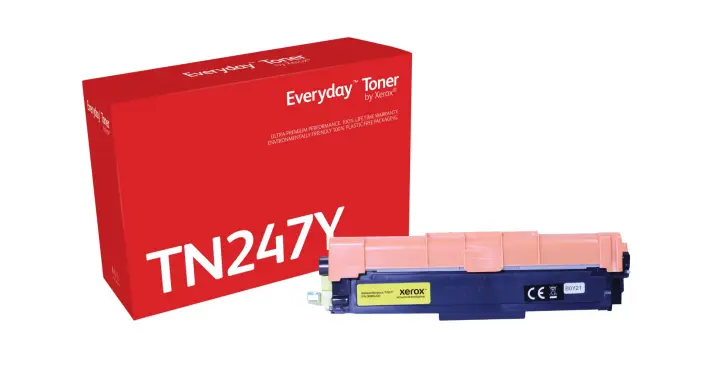 Everyday El tóner Everyday Amarillo de Xerox es compatible con Brother TN247Y, Capacidad alta