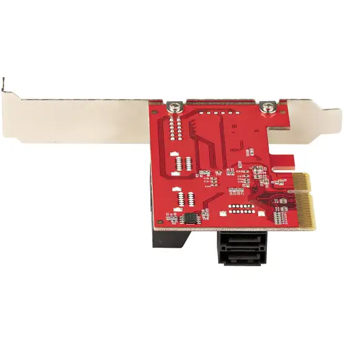 Tarjeta PCIe SATA - Tarjeta Controladora PCI Express de 6 Puertos SATA - 6Gbps - con Bracket de Perfil Bajo - con Conectores SATA Apilados - ASM1166 sin RAID - Imagen 6