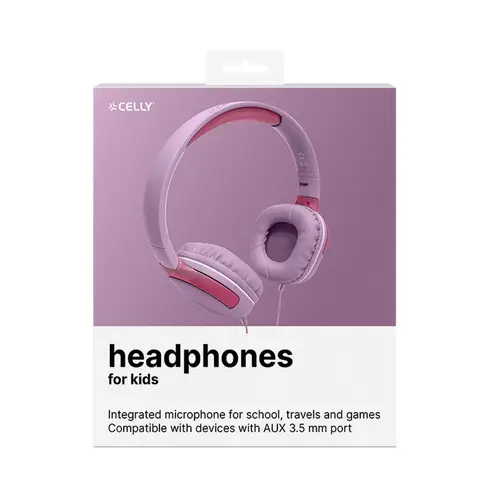 KIDSBEAT2 Auriculares Alámbrico Diadema Llamadas/Música Rosa - Imagen 4