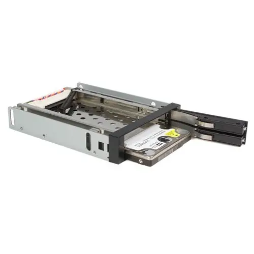 Rack Móvil Backplane de 2 Discos Duros HDD SATA 2,5" Pulgadas sin Bandeja Bahía 3,5" - Imagen 4