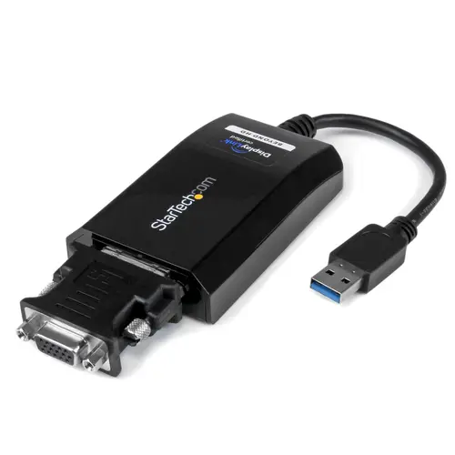 Cable Adaptador USB 3.0 a DVI / VGA - 2048x1152 - Adaptador Gráfico Externo de Vídeo - Convertidor Externo de Vídeo para un Monitor Externo - Compatible con Mac y Windows - Imagen 2
