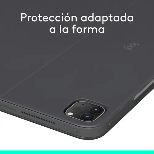 Combo Touch, funda con teclado, iPad Pro 13 pulgadas (M4)(2024) - Teclado retroiluminado extraíble con soporte abatible, escritura cómoda, modo multiuso, Disposición QWERTY Español - Grafito - Imagen 5