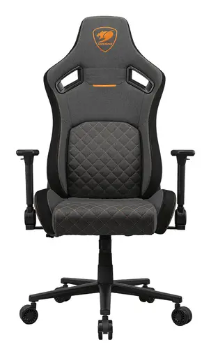 CGR-DFF-GRB Silla para videojuegos de PC Asiento acolchado tapizado Negro, Oro - Imagen 2