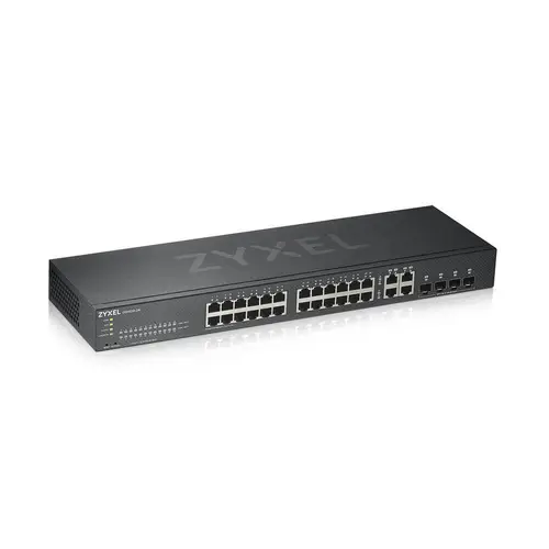 GS1920-24V2 Gestionado Gigabit Ethernet (10/100/1000) Negro - Imagen 1
