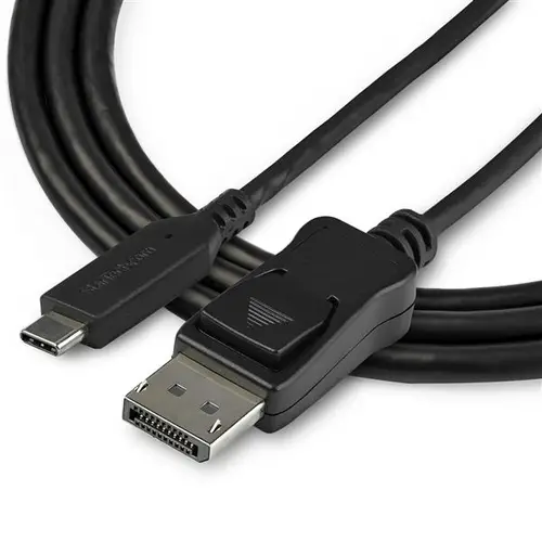 Cable de 1m USB-C a DisplayPort 1.4 - Convertidor Adaptador de Vídeo USB Tipo C 8K/5K/4K - HBR3/HDR/DSC - Cable Conversor para Monitor DP de 8K 60Hz - USB-C/Thunderbolt 3 - Imagen 4