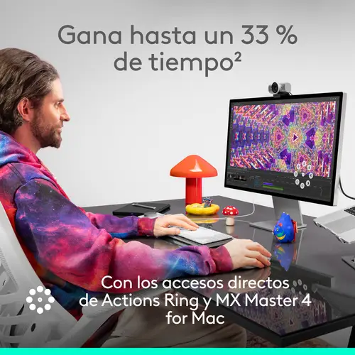 MX MASTER 4 SPACE BLACK WRLS FOR MAC EMEA28I-935 - Imagen 7