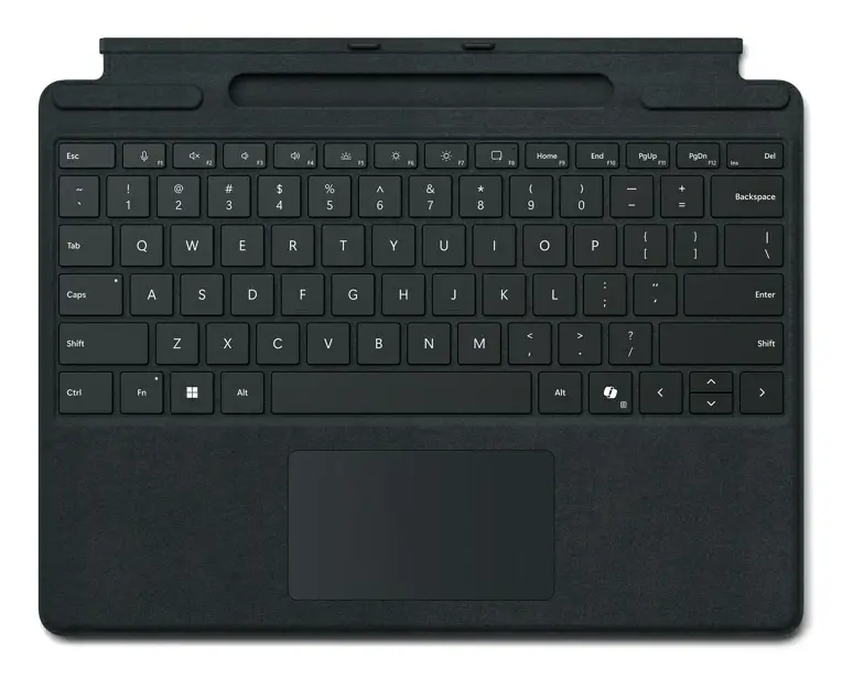 Surface Pro Keyboard with pen storage for Business QWERTZ Alemán Microsoft Cover port Negro