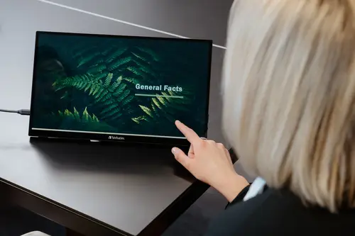 49592 pantalla para PC 39,6 cm (15.6") 1920 x 1080 Pixeles Full HD LCD Pantalla táctil Negro - Imagen 7