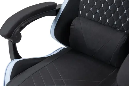 MGC-X Fabric Silla para videojuegos de PC Asiento acolchado Negro, Azul - Imagen 11