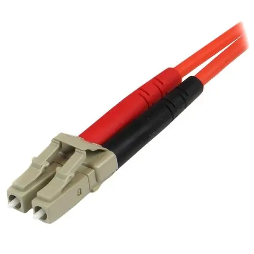 Cable Adaptador de Red de 5m Multimodo Dúplex Fibra Óptica LC-ST 50/125 - Patch Duplex - Imagen 4