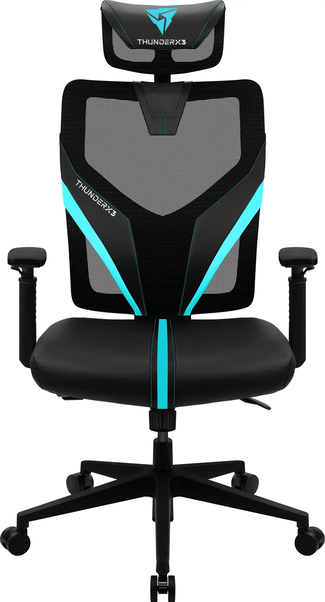 YAMA1 Silla para videojuegos universal Negro, Azul