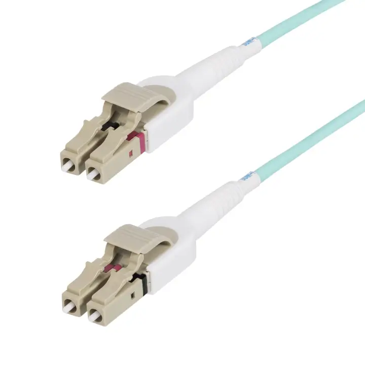 Cable de Fibra Óptica Multimodo Conmutable LC a LC (UPC) OM4 de 5m - 50/125µm - Redes de 100G - Low Insertion Loss - LSZH - Conmutado de Polaridad sin Herramientas