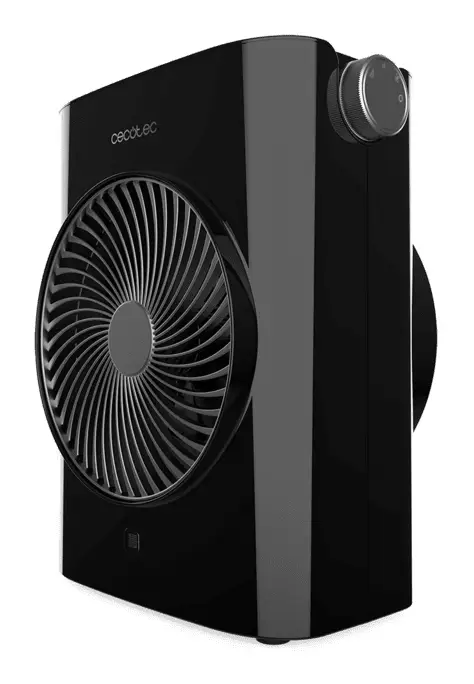 08254 calefactor eléctrico Interior Negro 2000 W Ventilador elé..