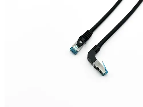605890 cable de red Negro 1 m Cat6a S/FTP (S-STP) - Imagen 1