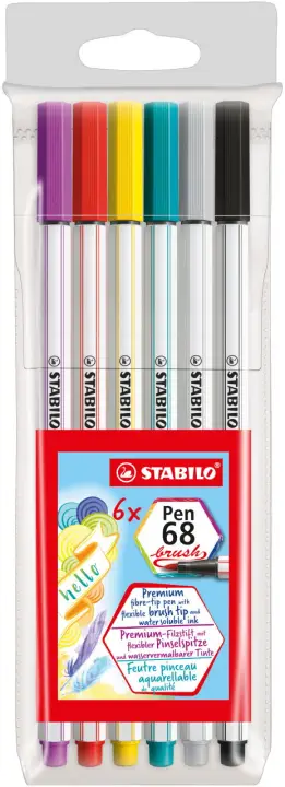 Pen 68 Estuche de 6 colores