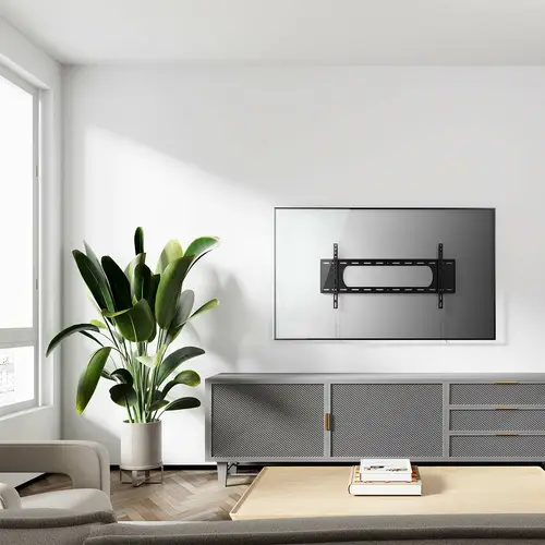 Soporte ECO Ultra Delgado para Monitor/Tv 80Kg de 43-90, Negro - Imagen 4