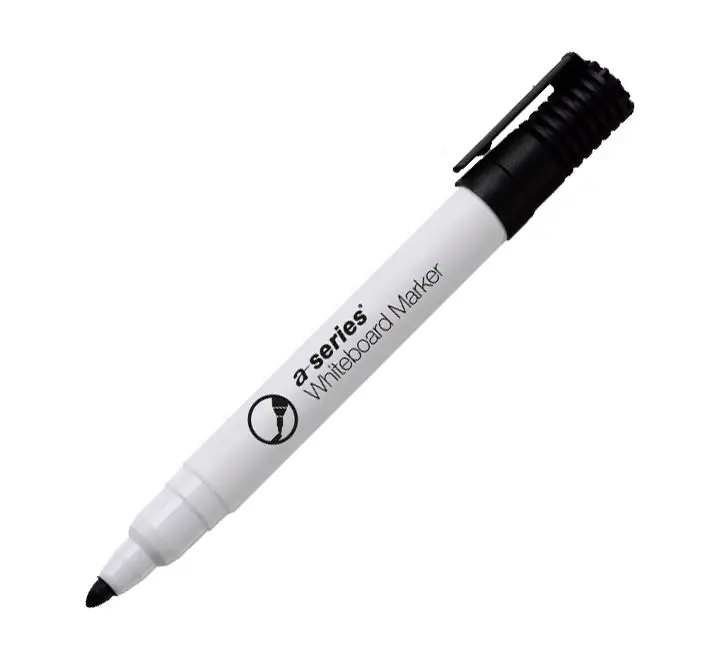 MARCADOR A-SERIES PIZARRA BLANCA NEGRO AS1075