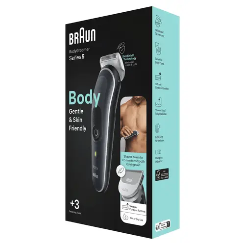 BodyGroomer BG5340 Negro, Plata - Imagen 3