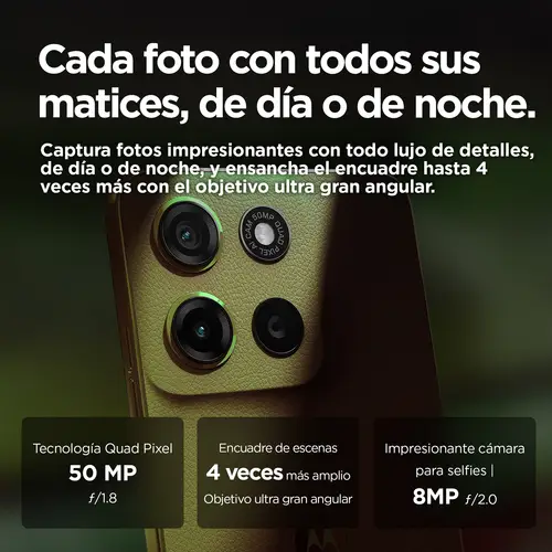 moto g15 17,1 cm (6.72") SIM doble Android 15 4G USB Tipo C 8 GB 128 GB 5200 mAh Verde - Imagen 7