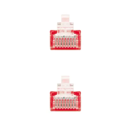 Cable Red Latiguillo RJ45 CAT.6 UTP AWG24, Rojo, 25 cm - Imagen 3