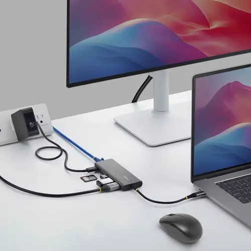 Adaptador Multipuertos USB-C a HDMI - PD 140W - Hub Ladrón USB de 3 Puertos - 4K 60Hz - Ranura para Tarjetas SD - Mini Docking Station Tipo C - Red Ethernet de 2,5Gb - Para MacBook - Imagen 4