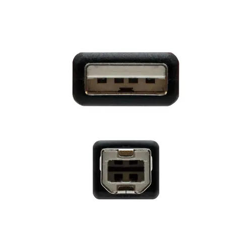 CABLE USB 2.0 IMPRESORA, TIPO A/M-B/M, NEGRO, 3.0 M - Imagen 3