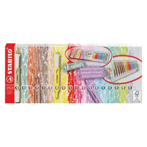 swing cool marcador 18 pieza(s) Punta de cincel Multicolor - Imagen 3