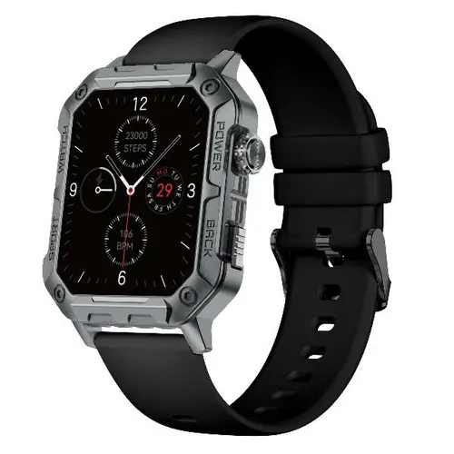 NXSWTRAILWATCH Relojes inteligentes y deportivos 4,85 cm (1.91") Digital 320 x 385 Pixeles Pantalla táctil Acero inoxidable - Imagen 4