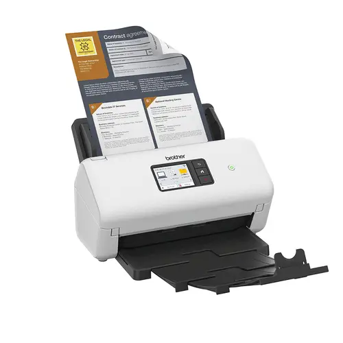 ADS-4500W escaner Escáner con alimentador automático de documentos (ADF) 600 x 600 DPI A4 Negro, Blanco - Imagen 2