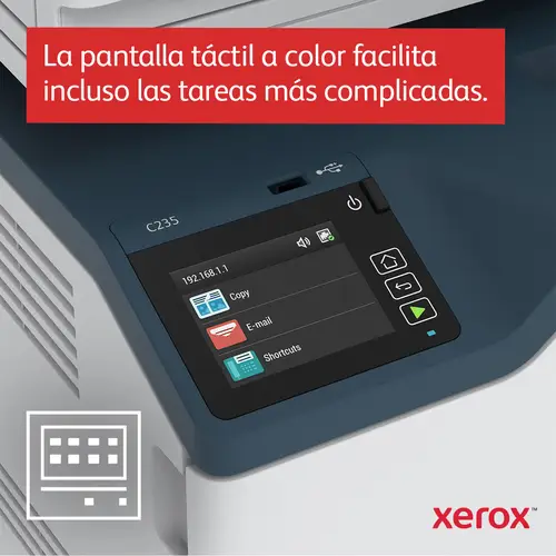 C235 A4 22 ppm Inalámbrica Copia/impresión/escaneado/fax PS3 PCL5e/6 ADF 2 bandejas Total 251 hojas - Imagen 10