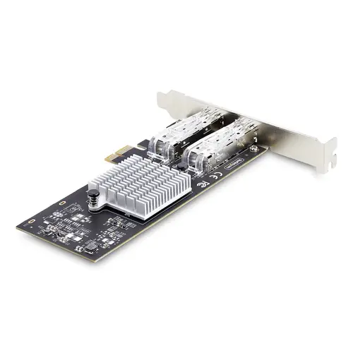 Tarjeta PCIe 2.1x1 de Red de Fibra Óptica/Cobre Ethernet 1Gb SFP de 2 Puertos - Chipset Controlador Intel I350-AM2 - Cobre de 1000BASE/Fibra Óptica - NIC - Imagen 2
