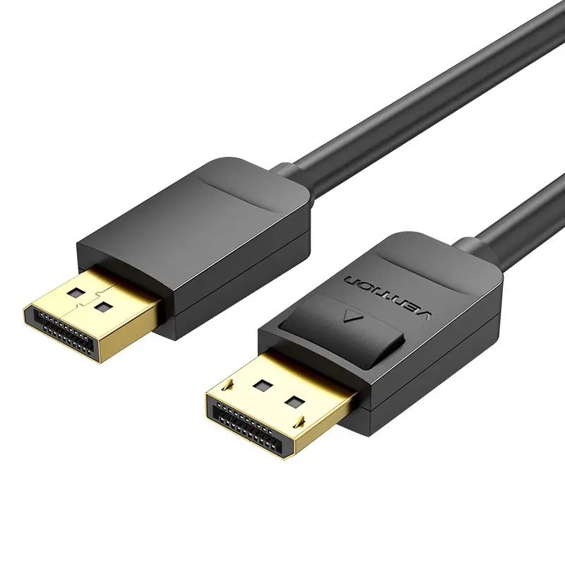 Cable Displayport 1.2 4K HACBJ/ Displayport Macho - Displayport Macho/ 5m/ Negro